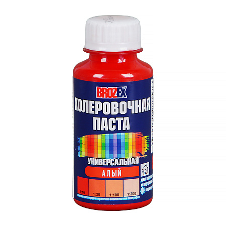 Колер паста алый №07 0,1 л BROZEX *6/108