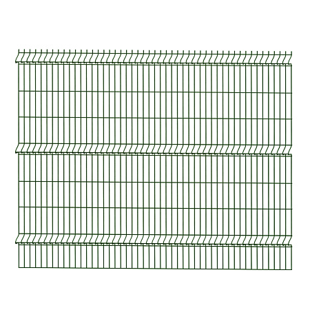 Панель заборная ПРЕГРАДА 3 V3 2700*1740 яч.55х235 3мм Zn+ПП RAL6005 (зеленый) *1/100