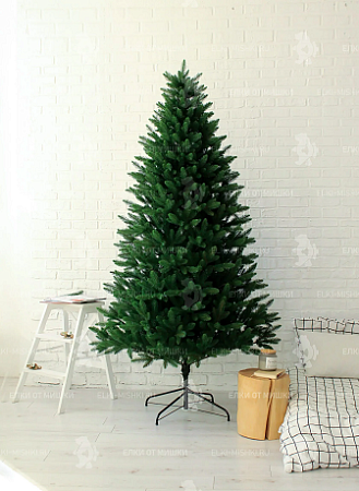 Елка  искусственная пластиковая "Пермская" 2,1м литая *1/20