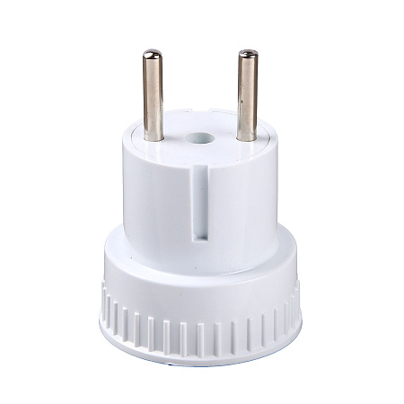 Переходник  евро АДАПТЕР  6А 250В белый б/з TDM SQ1806-0023 *1/30