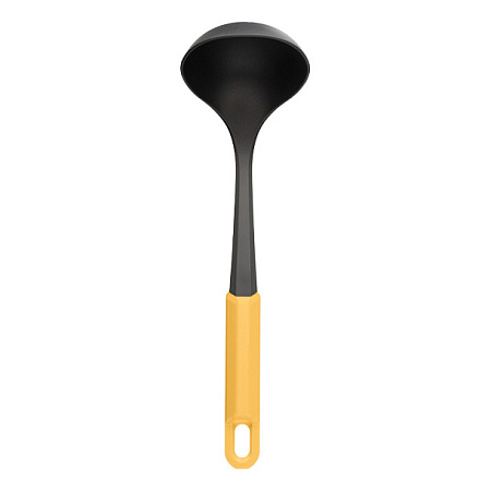 Ложка разливательная-половник "Fiesta" дл.330мм Желтый арт.434279906 ("Бытпласт") *1/12