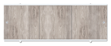 Экран под ванну "Премиум А" (АЛЮМ. РАМА) Орех 1,68м *2