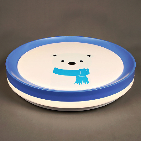 Светильник светодиодный акриловый 400мм 48W 6016B/24W*2 blue 3 реж., пульт S=10м2 VERNER LIGHTING *1/10