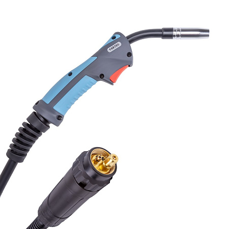 Горелка для полуавтоматической сварки сопло d12мм,d.проволоки 0,6-1мм,рукав 3м MIG-15 VARTEG*1/5