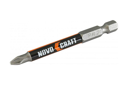 Бита крестовая PH2х 70мм (2 шт) магнитная S2 хвостовик1/4"Е (B420 2070 0210) NovoCRAFT *1/25