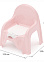 Горшок детский пластм. - "стульчик туалетный" Розовый М1528 (ЗПИ "Альтернатива") *1/6