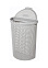Корзина для белья пластм. 45л "Eco style" 610х460х265мм Св.-Серый арт.431217630 ("Бытпласт") *1/5
