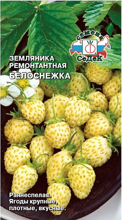 Семена Земляника Белоснежка  0,04гр СеДеК *10/100