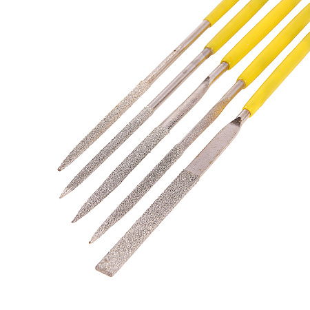 Надфиль алмазный набор 5шт  3*140мм "888" арт.6081395  аналог ШТ90*1/24