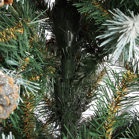 Елка  искусственная ПВХ "Элитная" серебро 1,5м *1/15