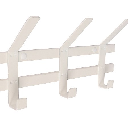 Вешалка настенная "Торонто 3" 364х174х91мм 3крючка Белый ВНТ3 Б ("ЗМИ") *1