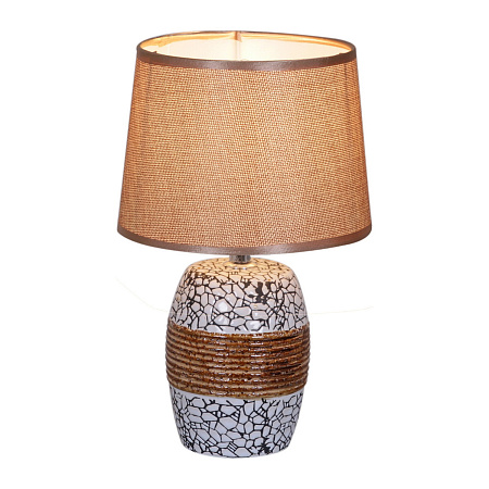 Лампа настольная 15687-0.7-01DY Е14 40Вт (керамика+абажур) *1