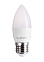 Лампа светодиодная 10W Е27 свеча 4К холодный матовая C37 ОНЛАЙТ 61960 *10/100