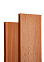 Доска террасная МПК пустотелая 24х150х3000мм Тиснение+Вельвет 3D Орех Верста*1