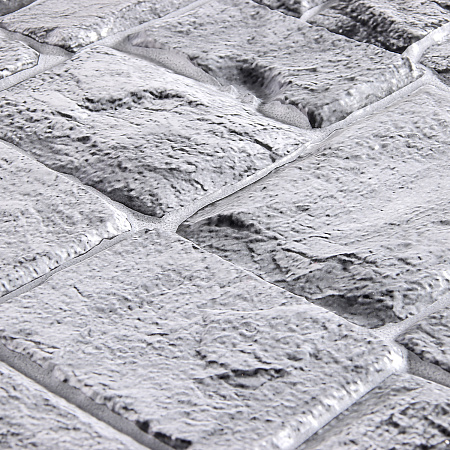 Панель стеновая ПВХ "ГРЕЙС" Камень натуральный серый (980*498 мм) *10