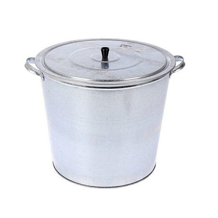 Бак металл. оцинков. 52л с крышкой 550х470х390мм *1/5