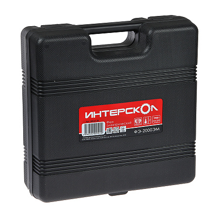 Фен строительный 2000Вт  50-600°С 300-500 л/мин 4 насадки ЖКдисплей ФЭ-2000ЭМ ИНТЕРСКОЛ *1/5