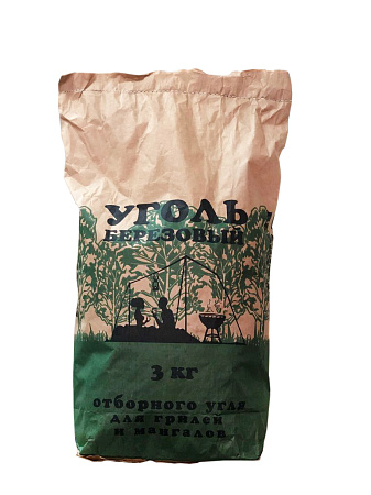 Уголь березовый 3 кг *1/96