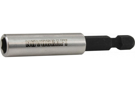 Адаптер для бит  50мм магнитный хвостовик 1/4" (BH050SS14001 ) NovoCRAFT *1/25