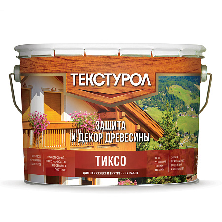 Средство для защиты древесины Сосна Текстурол ТИКСО 10 л   Эстония  *1/55