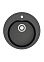 Мойка из искусственного камня круглая черная матовая AGATA 3/Q4 (510мм) *1