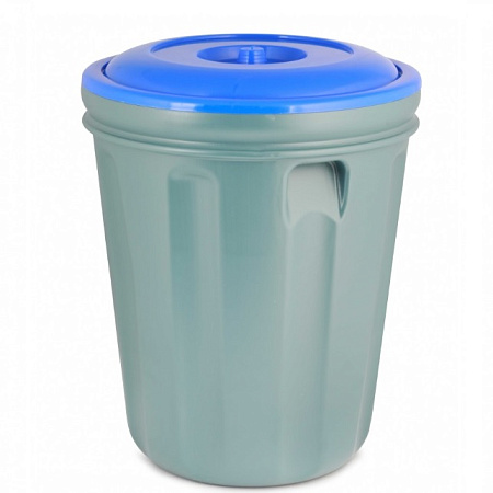 Бак пластм. 60л с крышкой d верха 470мм, выс.550мм М8341(ЗПИ "Альтернатива") *1/5