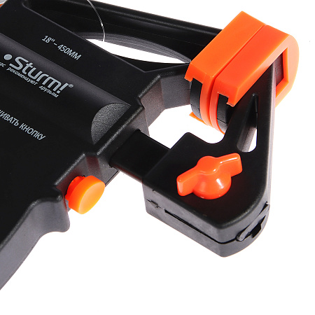 Струбцина пистолетная быстрозажимная 450*60мм STURM  1078-04-45   *1/6/24