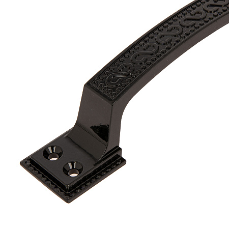 Ручка-скоба 100-1 ЧЕРНЫЙ ГЛЯНЕЦ К-Уральский *1/30