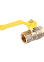 Кран шаровый 1/2" (Ø15) ГАЗОВЫЙ М/М ручка GAZ LD Pride 47.15. (аналог ЖЕ26) *1/18