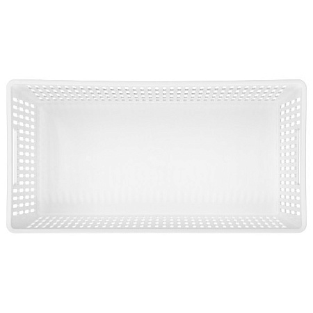 Корзина для хранения пластм. "Simplify" 274х140х138мм 4,5л Белый арт 435250816 ("Бытпласт") *1/24