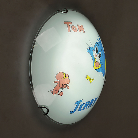 Светильник светодиодный стекло FX1075/12  LED 12Вт (диам 300мм)    VERNER LIGHTING *1