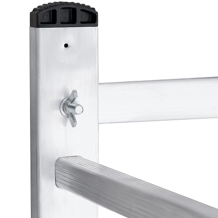 Вышка-тура алюм. "NV 1450" раб.выс.5,1м, помост1,4х0,5м,мах нагр.150кг арт.1450408 "Новая высота" *1