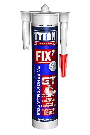 Жидкие гвозди сверхсильные гибридные 290мл белый Fix2 GT до -15С TYTAN  73891 *1/12
