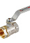 Кран шаровый 1/2" (Ø15) М/М ручка СТМ (СТАНДАРТ) CWFFH012 (аналог ЗФ767)*1/20/160