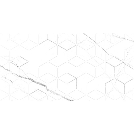 Декор Siluet белый 500*250 GT124VG Global Tile *1/7