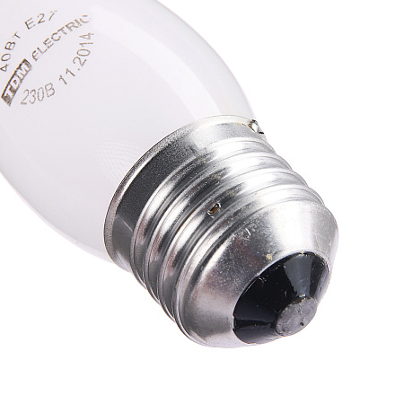 Лампа накаливания 40W Е27 свеча матовая TDM SQ0332-0018 *10/100