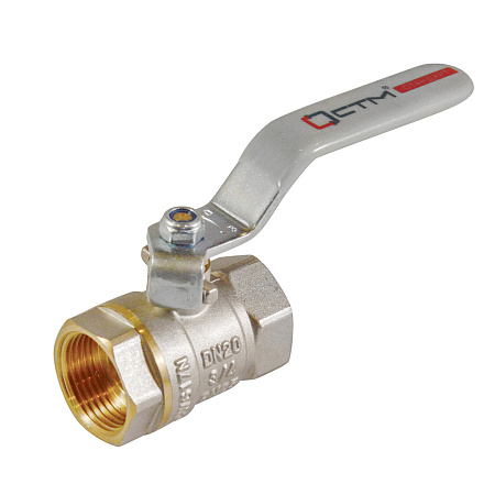Кран шаровый 1/2" (Ø15) М/М ручка СТМ (СТАНДАРТ) CWFFH012 (аналог ЗФ767)*1/20/160