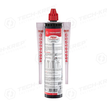 Анкер химический двухкомпонентный 300мл PESF POLYESTER TECH-KREP *1/12