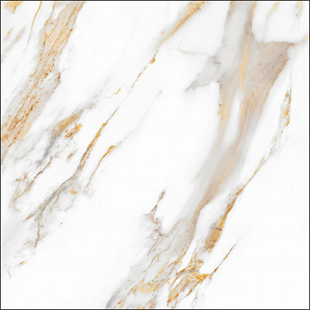 Керамогранит Calacatta Royal грес глаз. белый 600*600*9.5 GT60600103MR Global Tile *1,44 / 43.2