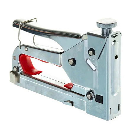 Степлер мебельный тип 53 скоба 4-14 мм металлический регулируемый арт.810414 VIRA *1/10/40