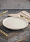 Тарелка фарфор. Domenik "Rock White" мелкая d26см DM8010 *6/24