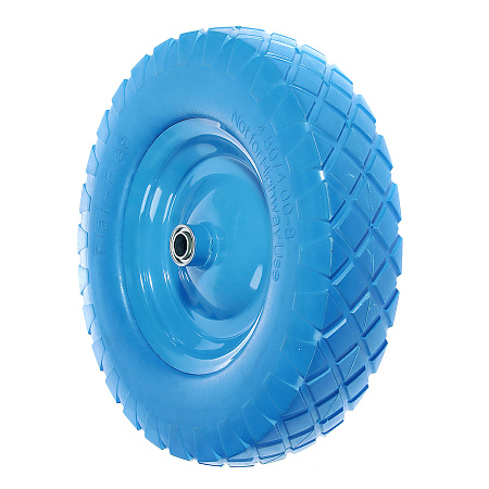 Колесо полиуретановое ступица d20/90мм D380мм PU 4.80/4.00х8 (к тачке БЕ781,БЗ279)  *1/5
