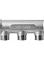 Коллектор 3 выхода 3/4"(Ø20) х 1/2"(Ø15) М/П/П/П/П MPF (ИС.071057) MP-У *1/5/30