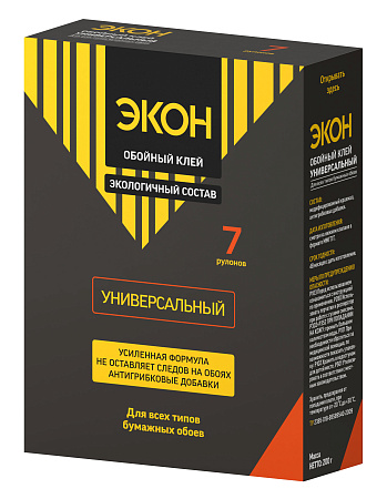 Клей для обоев универсальный 200г "ЭКОН" 1312332 (Хенкель)  *12/24