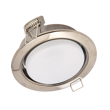 Светильник встраиваемый GX53 H4-GL Ecola без рефлектора глубокий Хром FC53GLECB *10/50