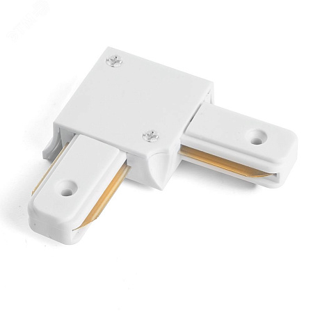 Соединитель для шинопровода 90* внутренний 1-фазный белый 220В LD1001 10315 FERON *1/100
