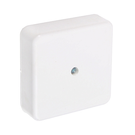Коробка распаячная  ОП 75х75х20мм  IP40  белая, клем.колодка TDM SQ1401-0904 *1/100