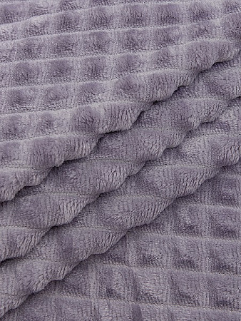 Плед 200*220см фланель кубики лёгкий сиреневый YLS FNQL DKLI3 050/2022 NC Absolute *1