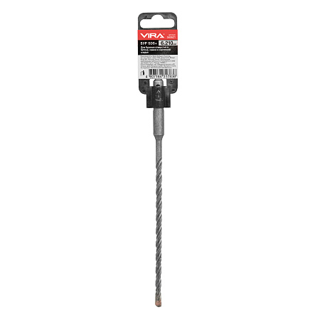 Бур по бетону  6*210мм SDS-plus 2 грани (560621) VIRA *1
