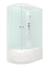 Кабина душевая120*80*218 Deligh128R high поддон выс.проз.,б/эл,ст.голуб DOMANI-Spa 3уп РАСПРОДАЖА